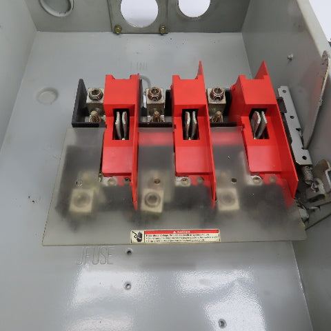 Siemens 200A Non-Fusible Safety Disconnect Switch 600VAC 600VDC