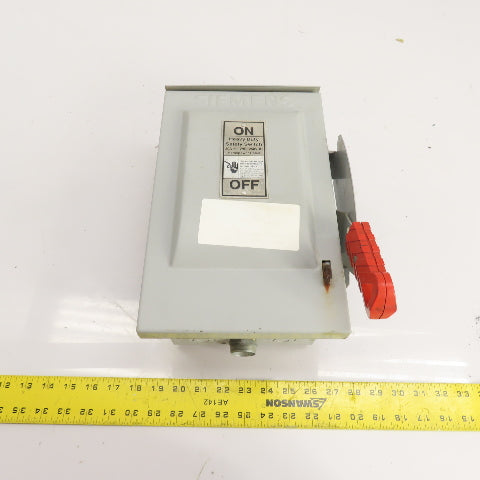 Siemens HNF361R 30A Non-Fusible Safety Disconnect Switch 600VAC 250VDC 3Ph