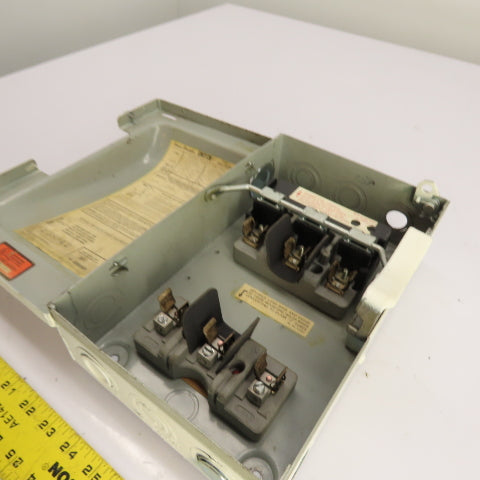 Gould I-T-E F351 30A 3-Pole Heavy Duty Safety Disconnect Switch 600VAC 3Ph