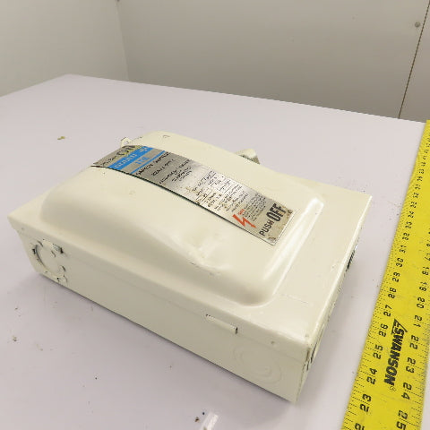 Gould I-T-E F351 30A 3-Pole Heavy Duty Safety Disconnect Switch 600VAC 3Ph
