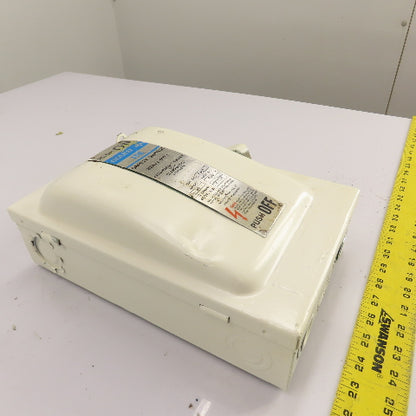 Gould I-T-E F351 30A 3-Pole Heavy Duty Safety Disconnect Switch 600VAC 3Ph