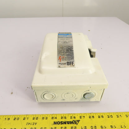 Gould I-T-E F351 30A 3-Pole Heavy Duty Safety Disconnect Switch 600VAC 3Ph