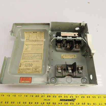 Gould I-T-E F351 30A 3-Pole Heavy Duty Safety Disconnect Switch 600VAC 3Ph