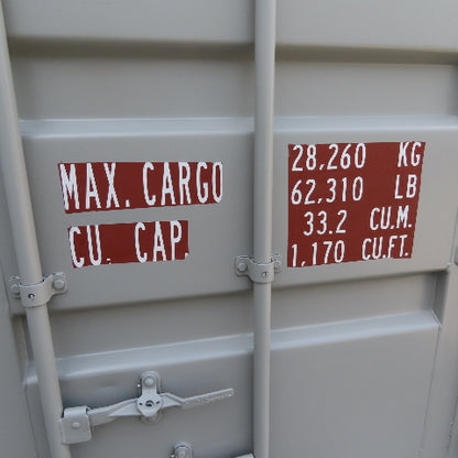 Ningbo CX02-20FLR 20' Certified Ocean Freight Shipping Container NEW PAINT