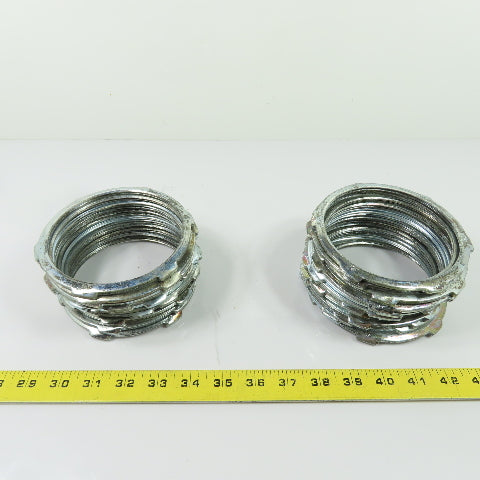 Bridgeport 4" Rigid Conduit Locknuts Lot of 25