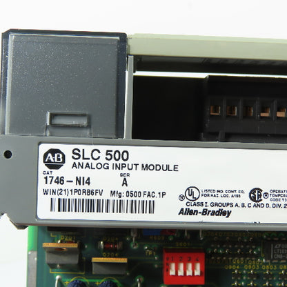 Allen-Bradley 1746-NI4 SLC 500 Analog Input Module 4-Channel Ser A