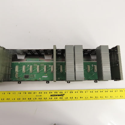 Allen-Bradley 1746-A13 SLC 500 13-Slot Rack Chassis SerB w/ 1746-P4 Power Supply
