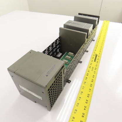 Allen-Bradley 1746-A13 SLC 500 13-Slot Rack Chassis SerB w/ 1746-P4 Power Supply