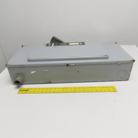 Siemens JN424 200A 3-Pole Fusible General Duty Safety Disconnect Switch 240VAC