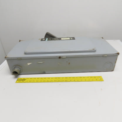 Siemens JN424 200A 3-Pole Fusible General Duty Safety Disconnect Switch 240VAC