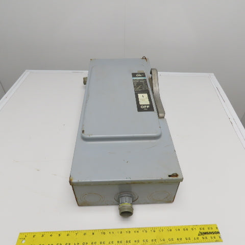 Siemens JN424 200A 3-Pole Fusible General Duty Safety Disconnect Switch 240VAC