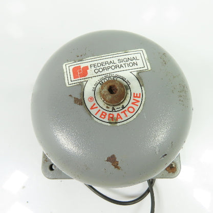 Federal Signal 500 Vibratone Audible Signal Bell 120V 0.08A