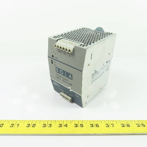 Sola SDN 10-24-100P Power Supply 115/230VAC 5/2A Input 24VDC 10A Output