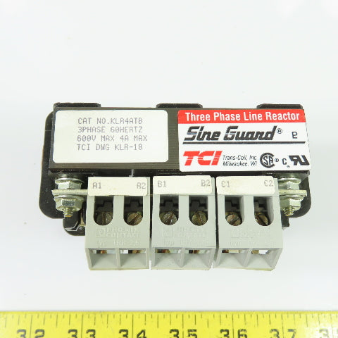 TCI KLR4ATB 4A 600V 3Ph 60Hz KLR Series Line Reactor