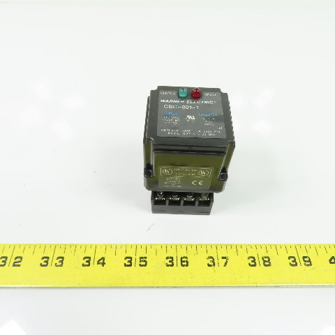Warner Electric CBC-801-1 Clutch/Brake Control 115VAC Input 90VDC Output 1.25A