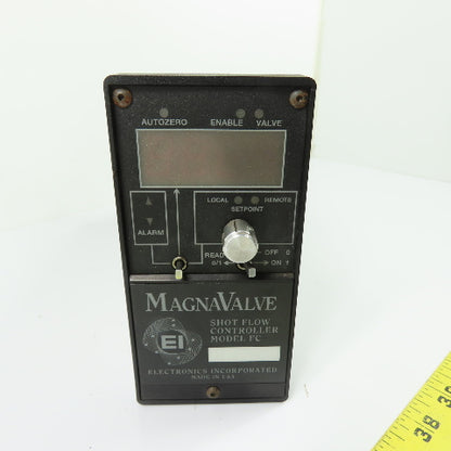 Electronics Incorporated Model FC MagnaValve Shot Flow Controller 120V W.O. 3402