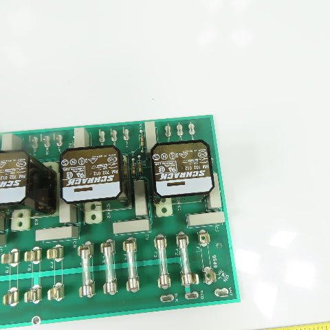 K-Tron Electronics 9191-600520B KEG01033137 Relay Fuse Circuit Board 12VDC