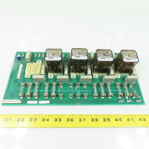 K-Tron Electronics 9191-600520B KEG01033137 Relay Fuse Circuit Board 12VDC