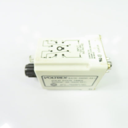 Voltrex SA1K-3600-461 Solid State Timer Range:36-3600 Sec 120VAC 10A 8-Pin
