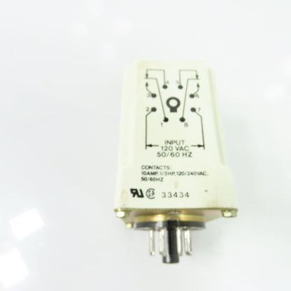 Voltrex SA1K-3600-461 Solid State Timer Range:36-3600 Sec 120VAC 10A 8-Pin