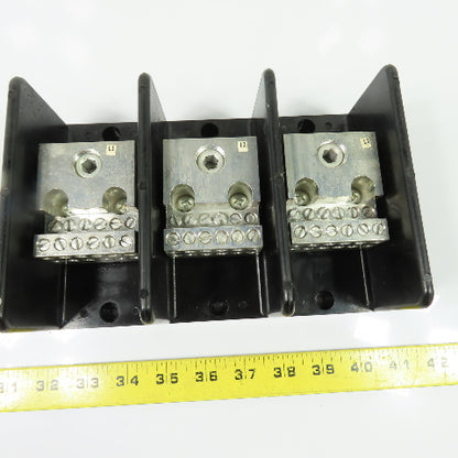 Gould Shawmut 68153 3-Pole Power Distribution Terminal Block 350MCM 600V