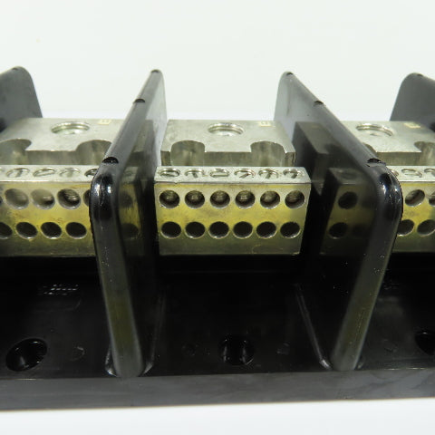 Gould Shawmut 68153 3-Pole Power Distribution Terminal Block 350MCM 600V