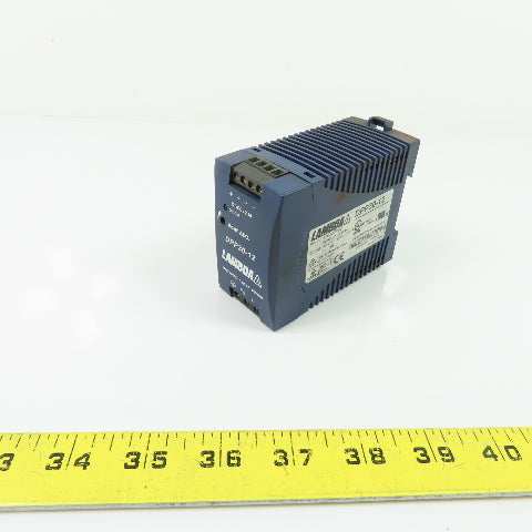 Lambda DPP30-12 DIN Rail Power Supply 115/230VAC Input 12VDC 2.5A 30W Output