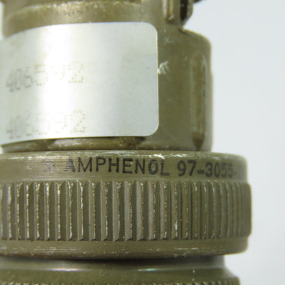 Amphenol 97-3055-22-8 406592 Circular Military Connectors 10-Pin Lot Of 2