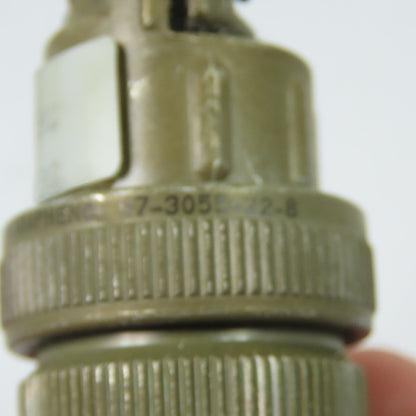 Amphenol 97-3055-22-8 406592 Circular Military Connectors 10-Pin Lot Of 2