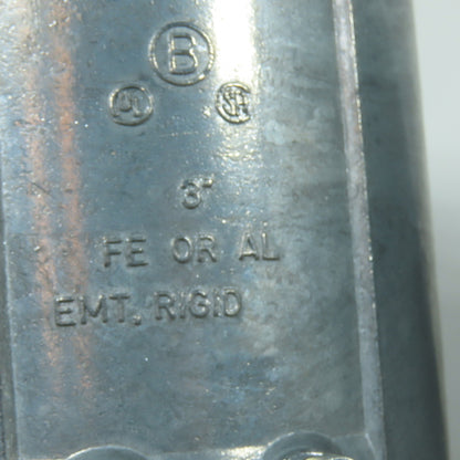 Bridgeport 247 3" Ridgid EMT Conduit Couplings Lot of 2