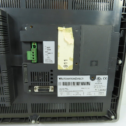 Automation Direct EA7-T15C C-more Touch Screen HMI Panel 15" 24VDC 33W