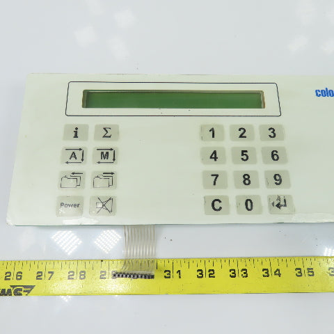Colortronic C100 Control Panel Overlay Membrane Keypad PCB