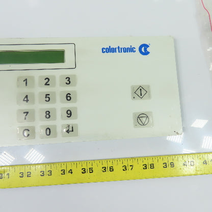 Colortronic C100 Control Panel Overlay Membrane Keypad PCB