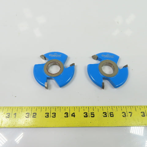 Amana Tool 972 Carbide Tipped 3-Wing Flute 3/16" Radius x 2-5/8" OD NEW Lot Of 2