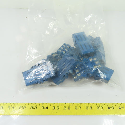 Potter & Brumfield 27E121 11-Pin Relay Socket Base 300V 15A Lot Of 9