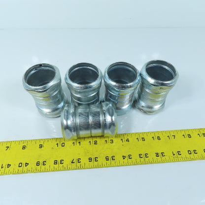 Topaz 1-1/2" EMT Compression Couplings Steel Lot of 5