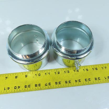 Topaz 3" EMT IMC Rigid Combo Conduit Box Connectors With Locknuts Lot of 2