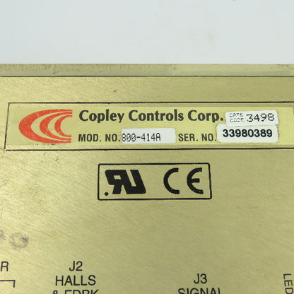 Copleley Controls 300-414A DC Brushless Servo Amplifier