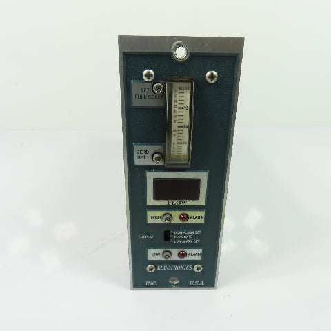 Electronics Inc. 999051 260-P Blast Shot Peening Flow Control Meter 120VAC 0.4A