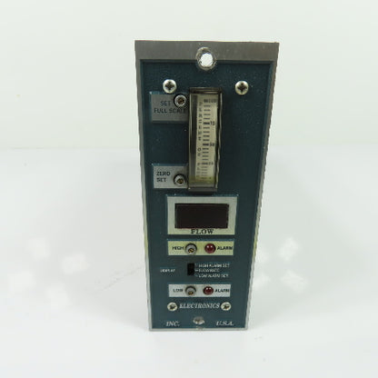 Electronics Inc. 999051 260-P Blast Shot Peening Flow Control Meter 120VAC 0.4A