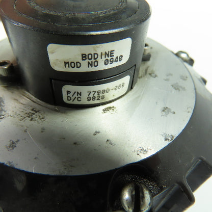 Bodine 34B3FEBL-W2 24VDC 1/5HP Gear Motor 20.4:1 Ratio 46 Lb-in Torq 122RPM