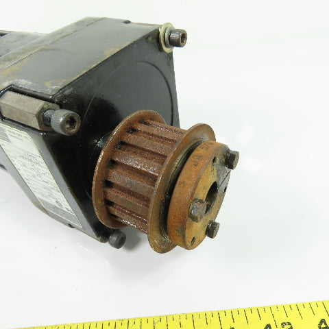 Bodine 34B3FEBL-W2 24VDC 1/5HP Gear Motor 20.4:1 Ratio 46 Lb-in Torq 122RPM