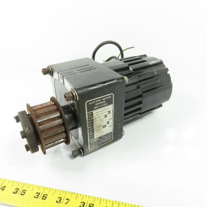 Bodine 34B3FEBL-W2 24VDC 1/5HP Gear Motor 20.4:1 Ratio 46 Lb-in Torq 123RPM