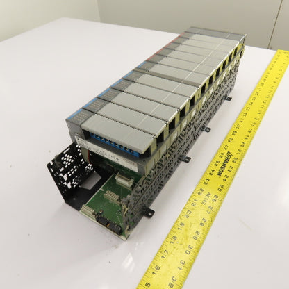 Allen-Bradley 1746-A13 SLC 500 13-Slot Rack Chassis W/ (6)1746-IB16 (5)1746-OA16