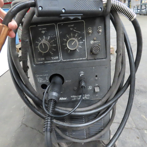 Miller Millermatic 250 903291 1Ph Wire Feed Welder 250A Wheel Package