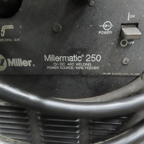 Miller Millermatic 250 903291 1Ph Wire Feed Welder 250A Wheel Package