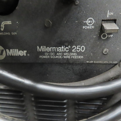 Miller Millermatic 250 903291 1Ph Wire Feed Welder 250A Wheel Package