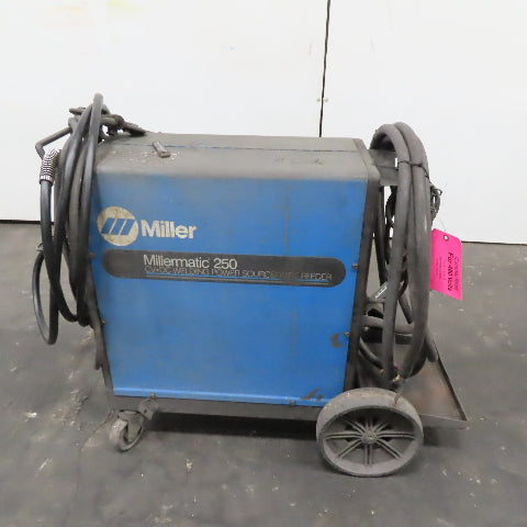 Miller Millermatic 250 903291 1Ph Wire Feed Welder 250A Wheel Package
