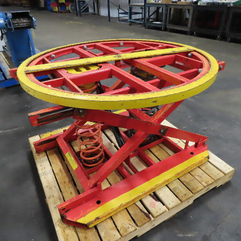 Wesco Palletpal 4500Lb Ergonomic Pallet Positioner Turn Table 44"