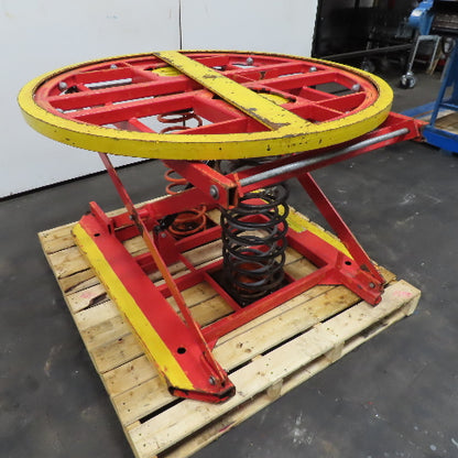 Wesco Palletpal 4500Lb Ergonomic Pallet Positioner Turn Table 44"